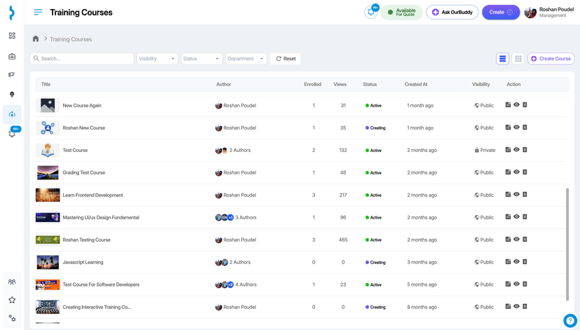 OurBuddy University (AI-Enabled Training)