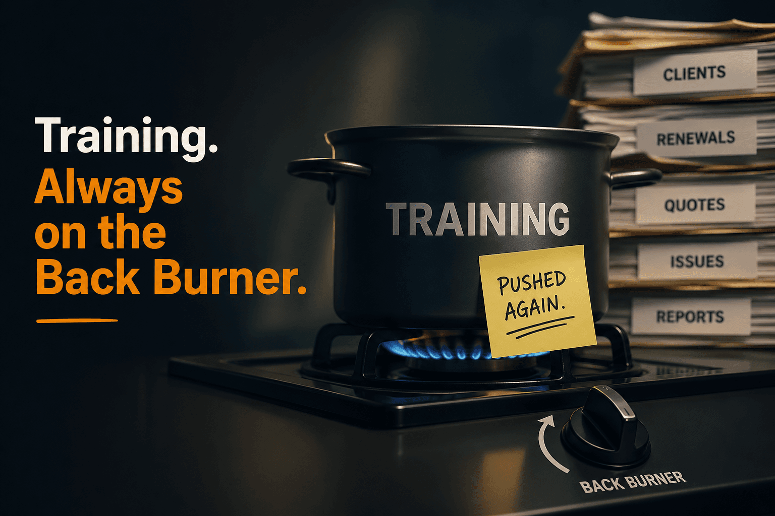 Why Training Always Ends Up on the Back Burner in Brokerages